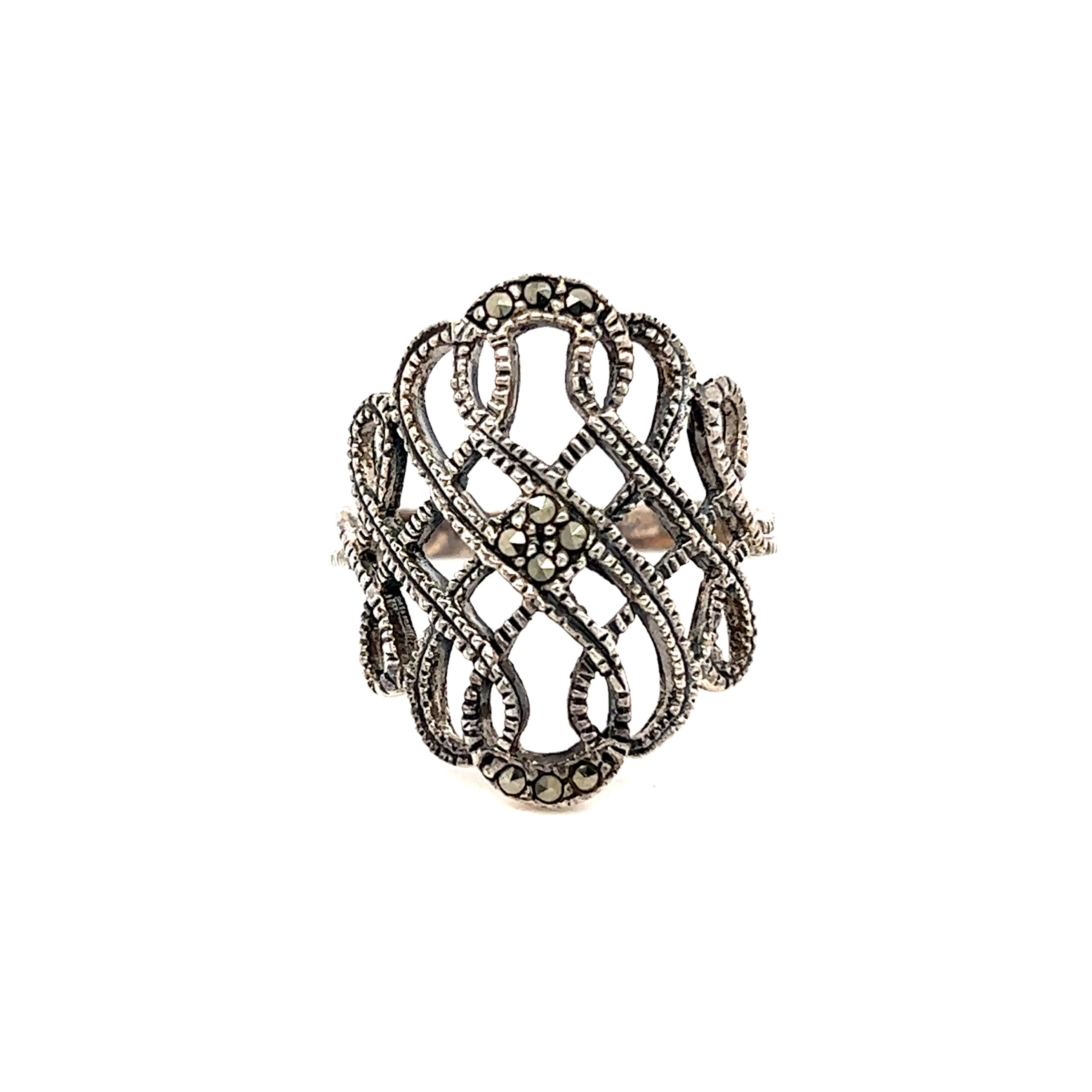 925 Silver Marcasite Ring