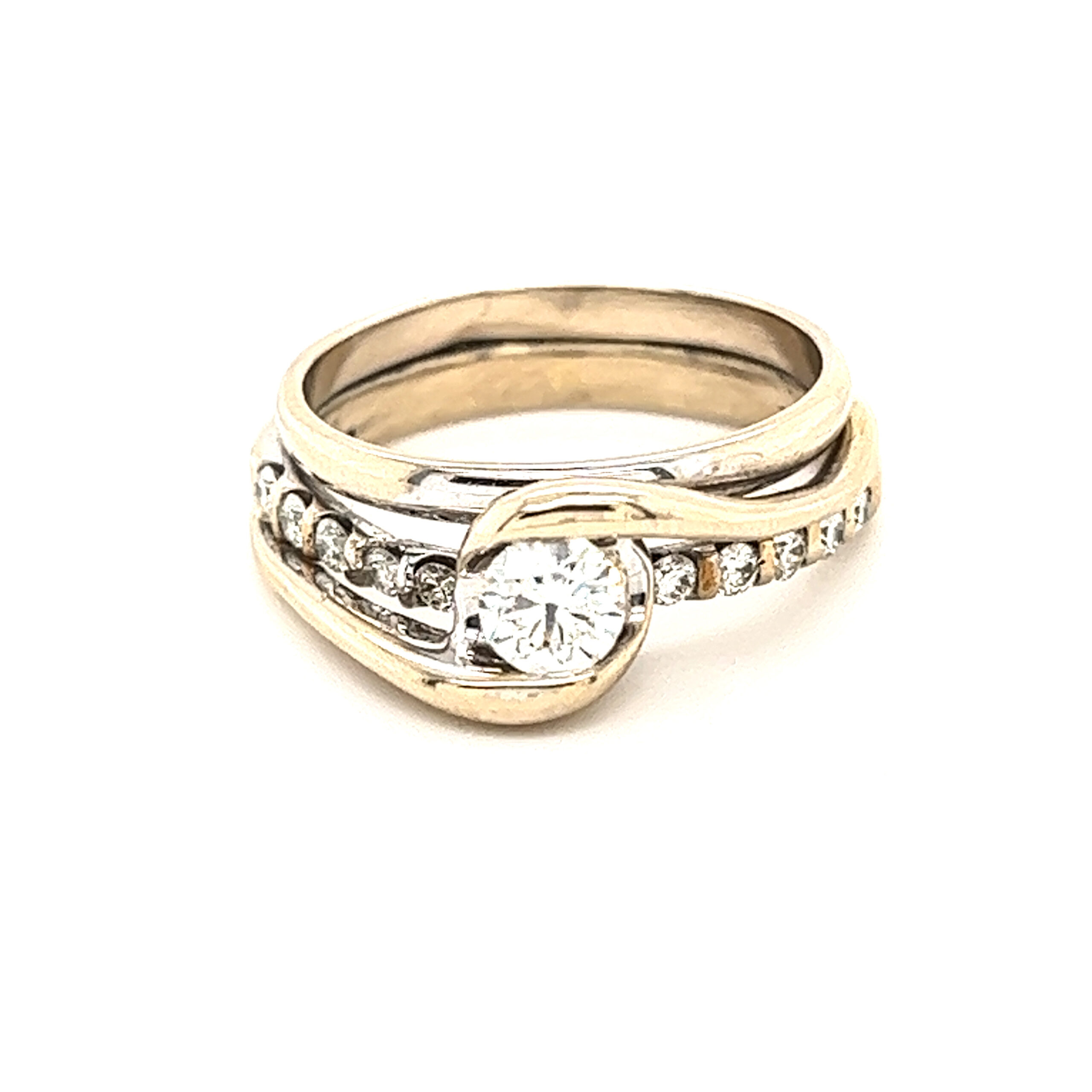 14k Sirena Bypass 5/8th TCW Diamond Ring