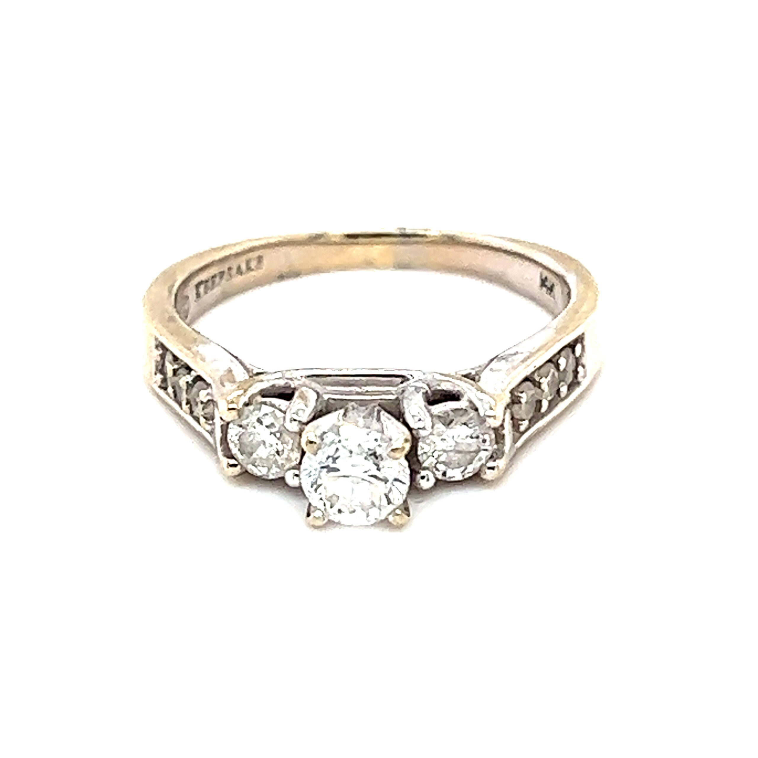 14k Keepsake Diamond Engagement Ring
