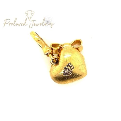 Rare Juicy Couture Yellow Rhinestones Bow Charm - Image 3