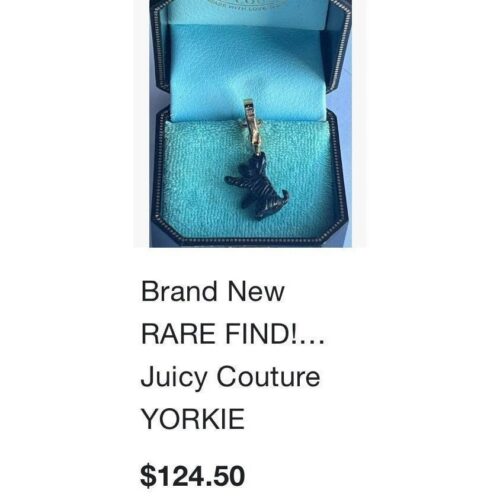 Rare Juicy Couture Dog Charm - Image 3