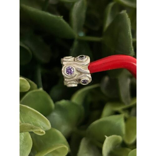 Pandora Amethysts Scroll Charm - Image 3