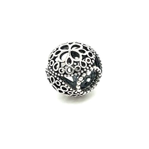 Pandora Dotted Flower Charm - Image 2