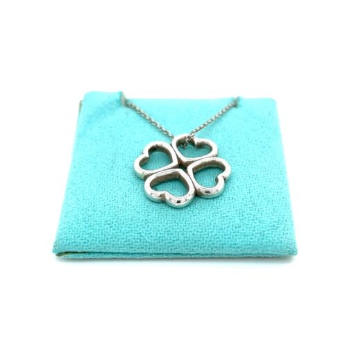 T&Co. 925 Clover Pendant Necklace - Image 2