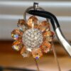 Gorgeous Sterling Silver 925 Sunflower Necklace - Image 3