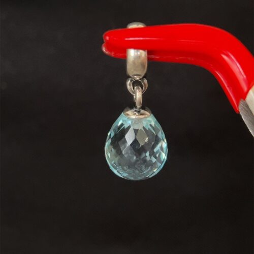 Pandora Blue Stone Dangle Charm - Image 3