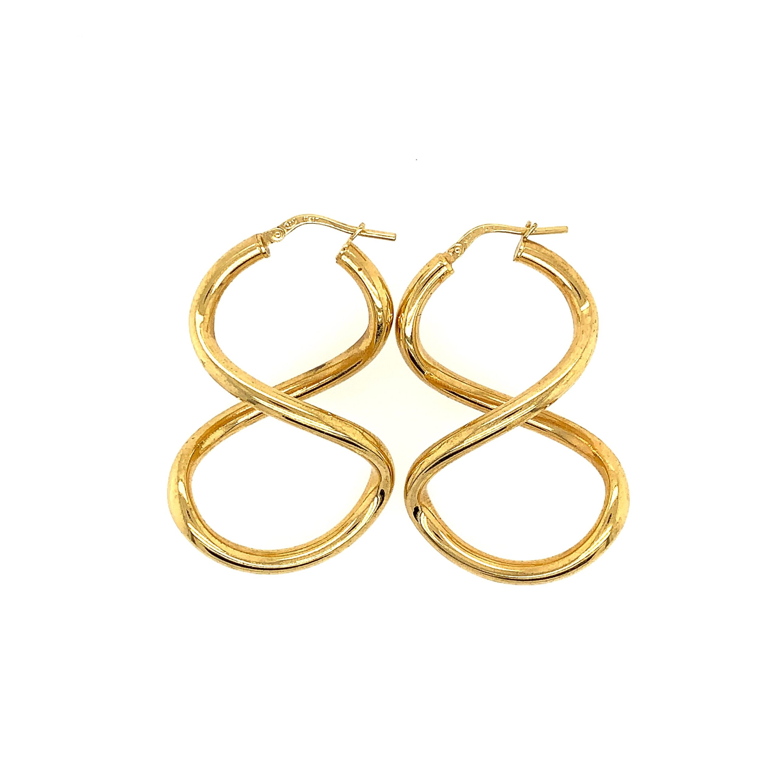 Gold Infinity Earrings