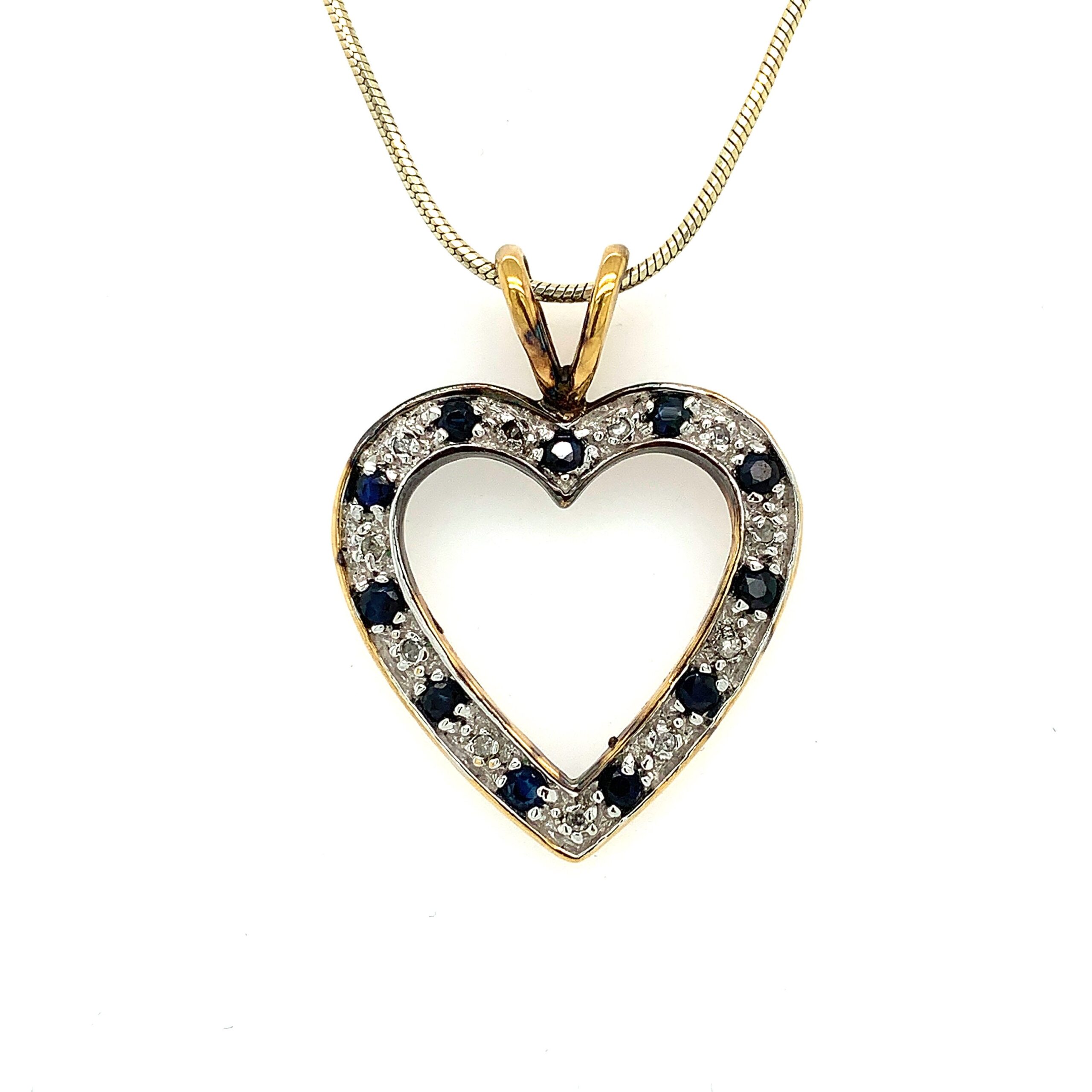 925 Sapphire necklace