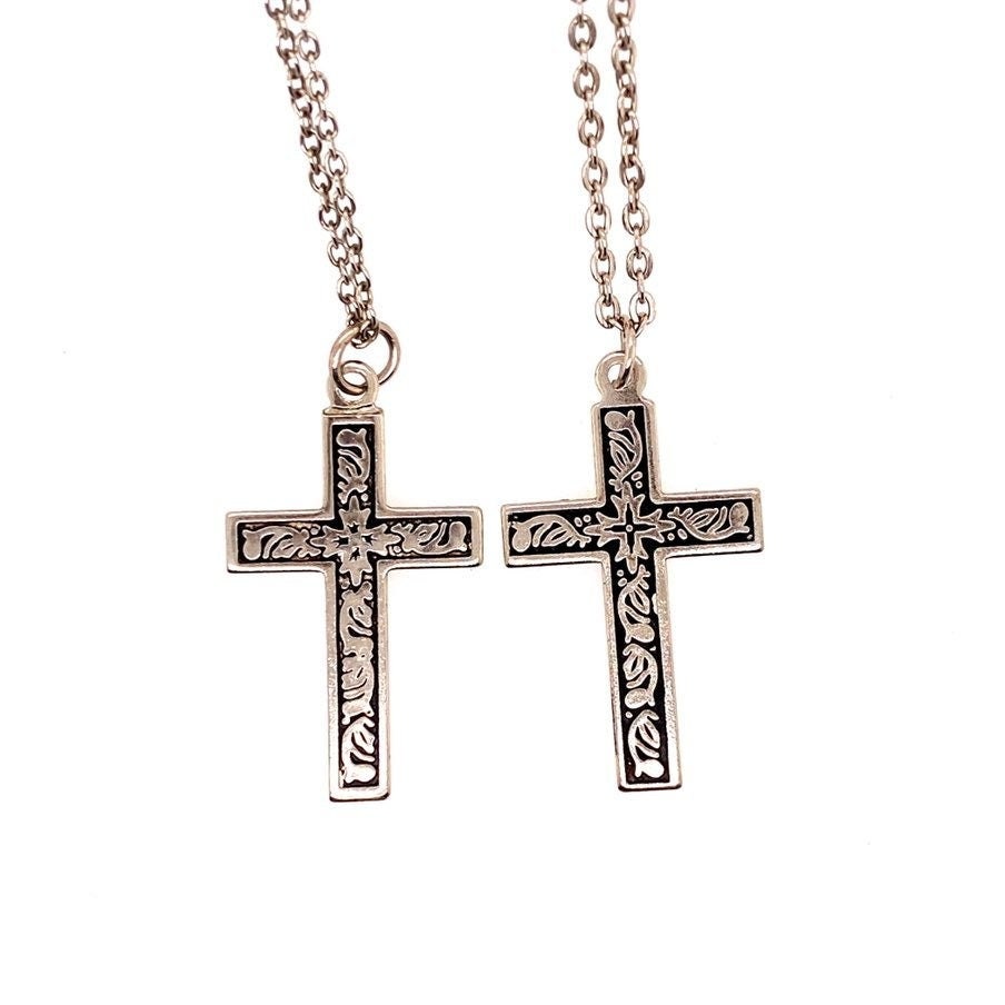 2 Crosses Necklaces