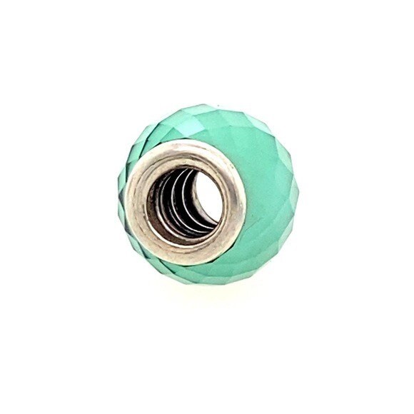 Pandora Green Geometric Charm