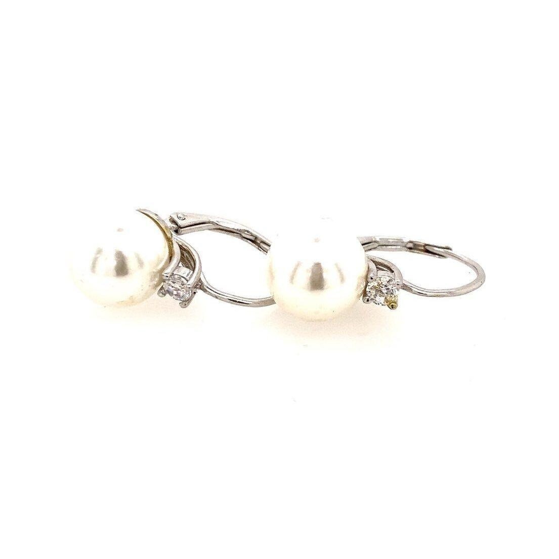 S925 Faux Pearl Dangle
