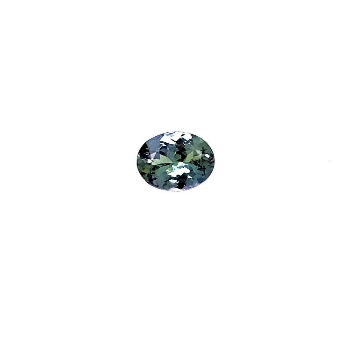 Green/Black Tanzanite Gem