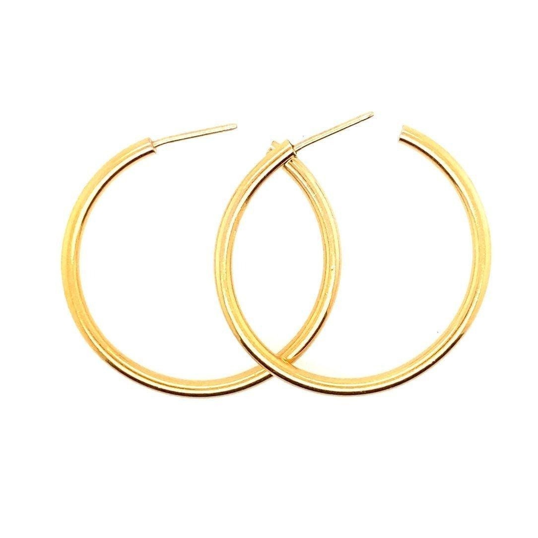 Gold Color Hoops