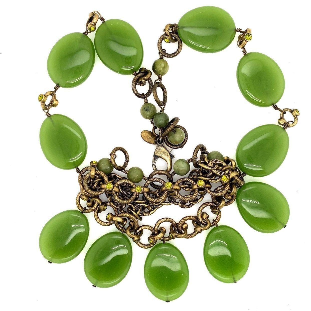 Kiam Family Green Necklace