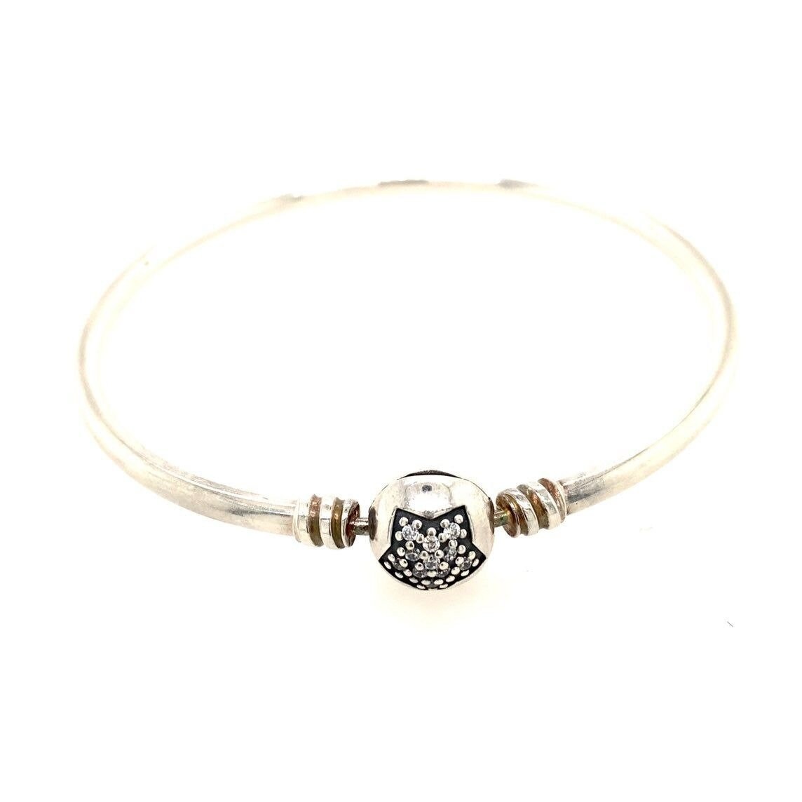 Pandora Star Cz Clasp Bangle