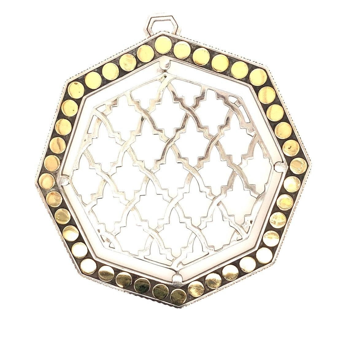 Huge John Hardy Two-Tone Pendant