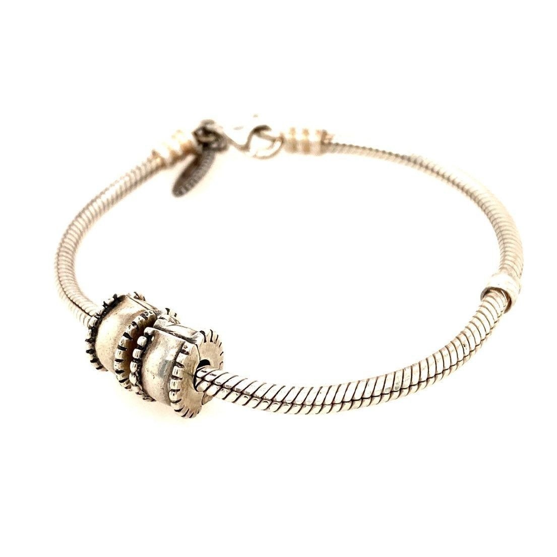 Pandora Bracelet with 2 Clips