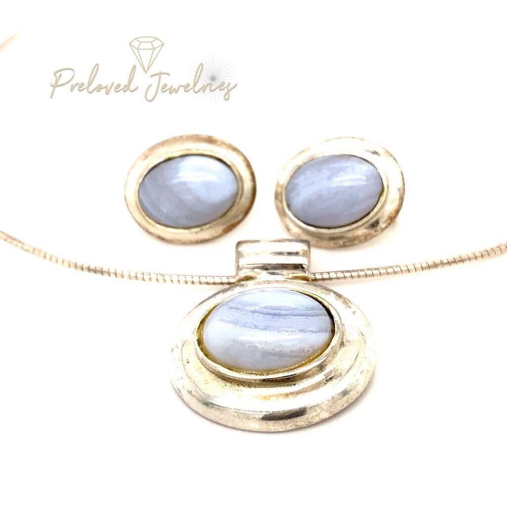 Sterling Silver Gemstones Set