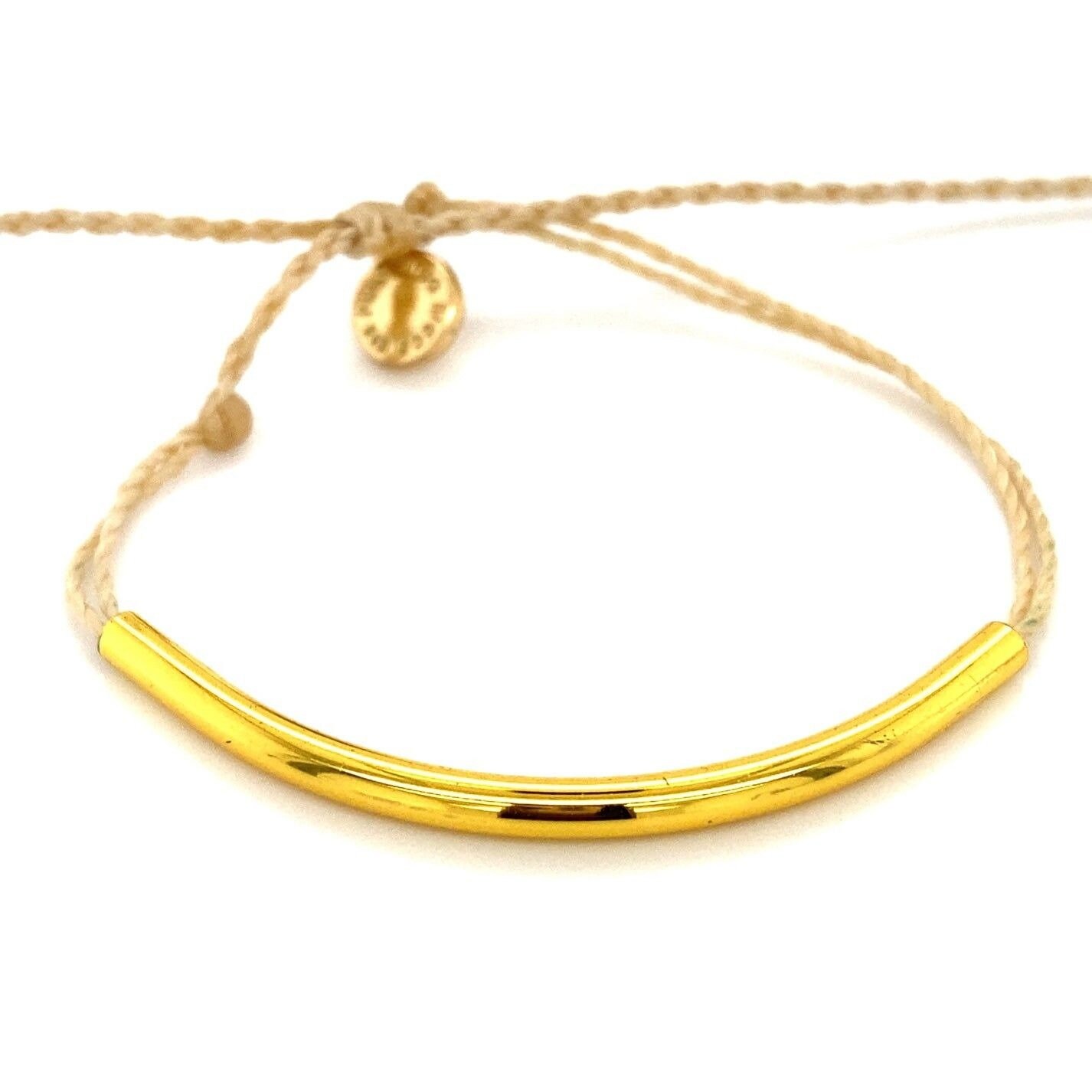 Pura Vida Yellow Tubular Charm Bracelet