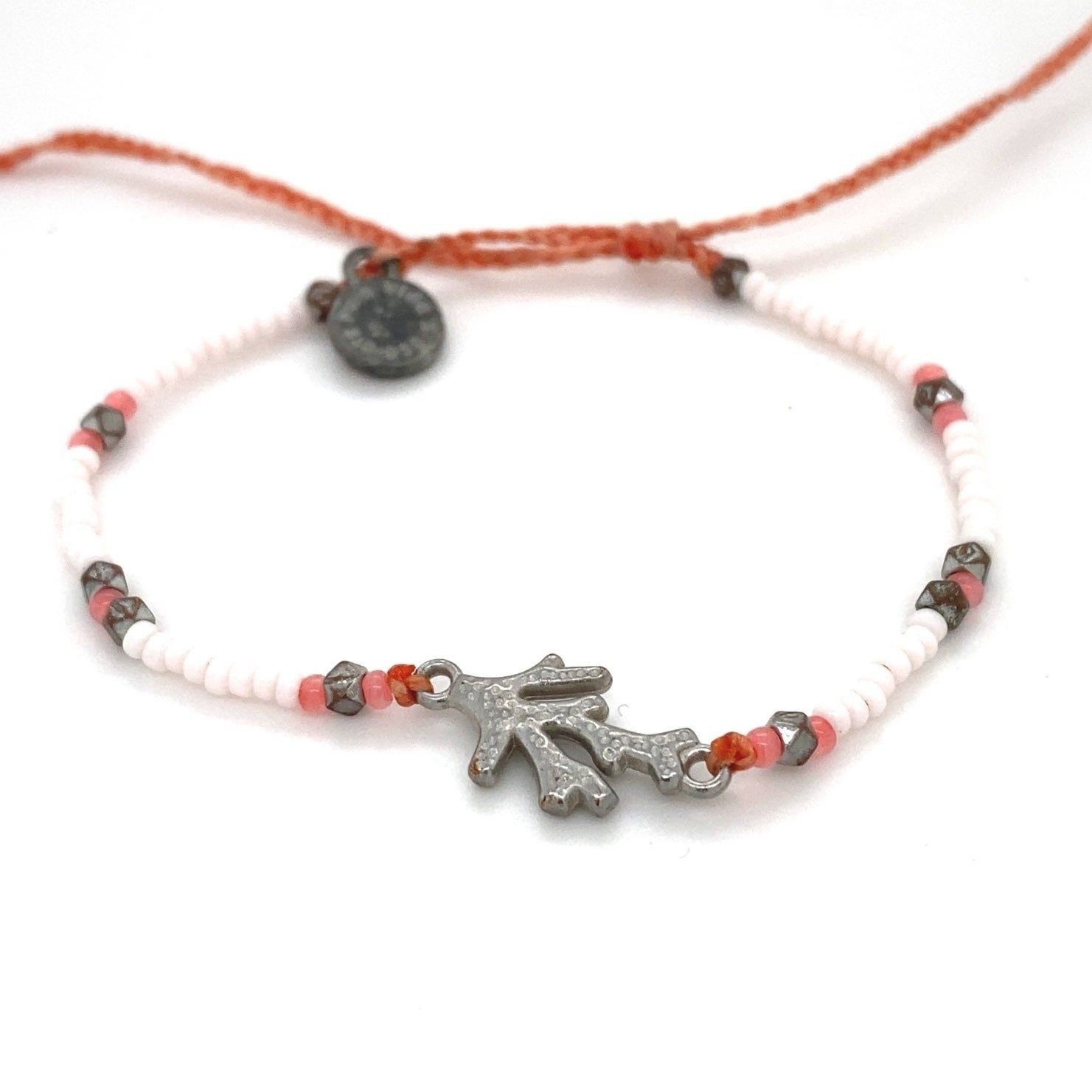 Pura Vida Beaded Coral Bracelet