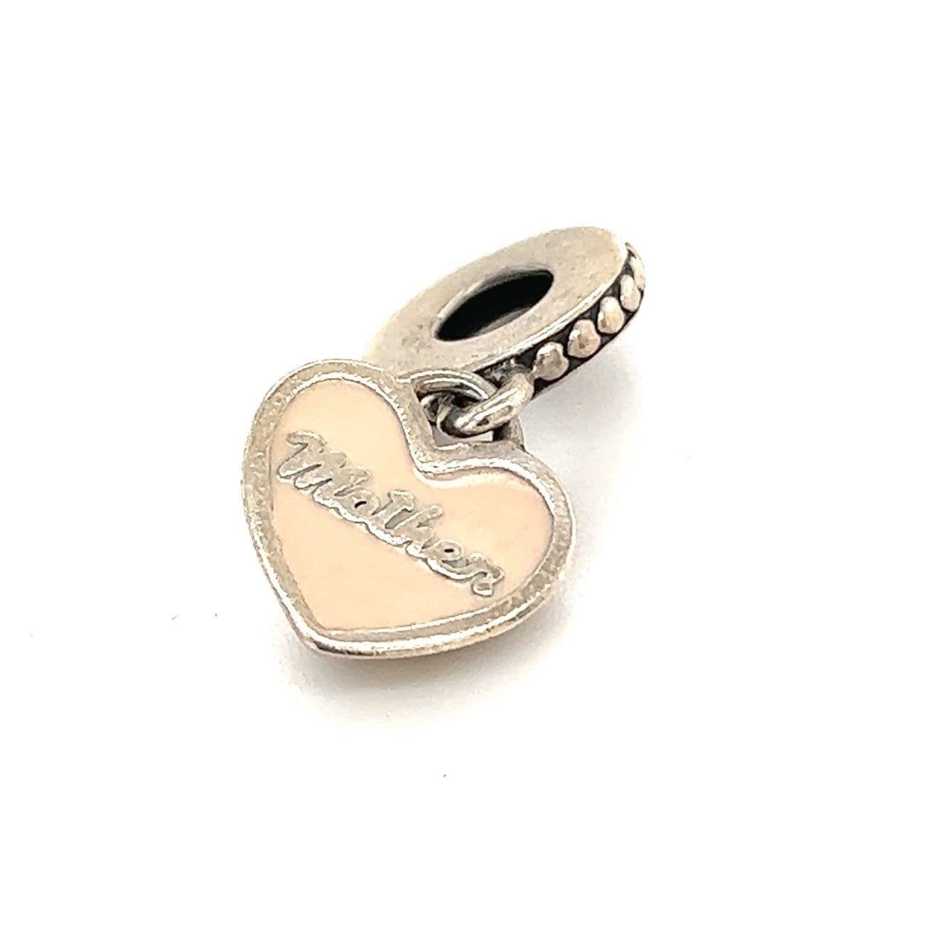Pandora Pink Enamel Mother Heart Charm