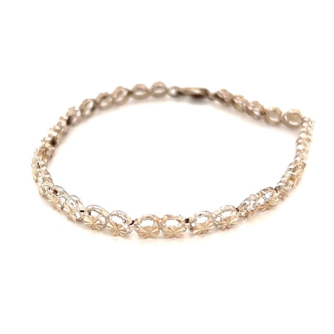 Silver 925 Circle Link Bracelet