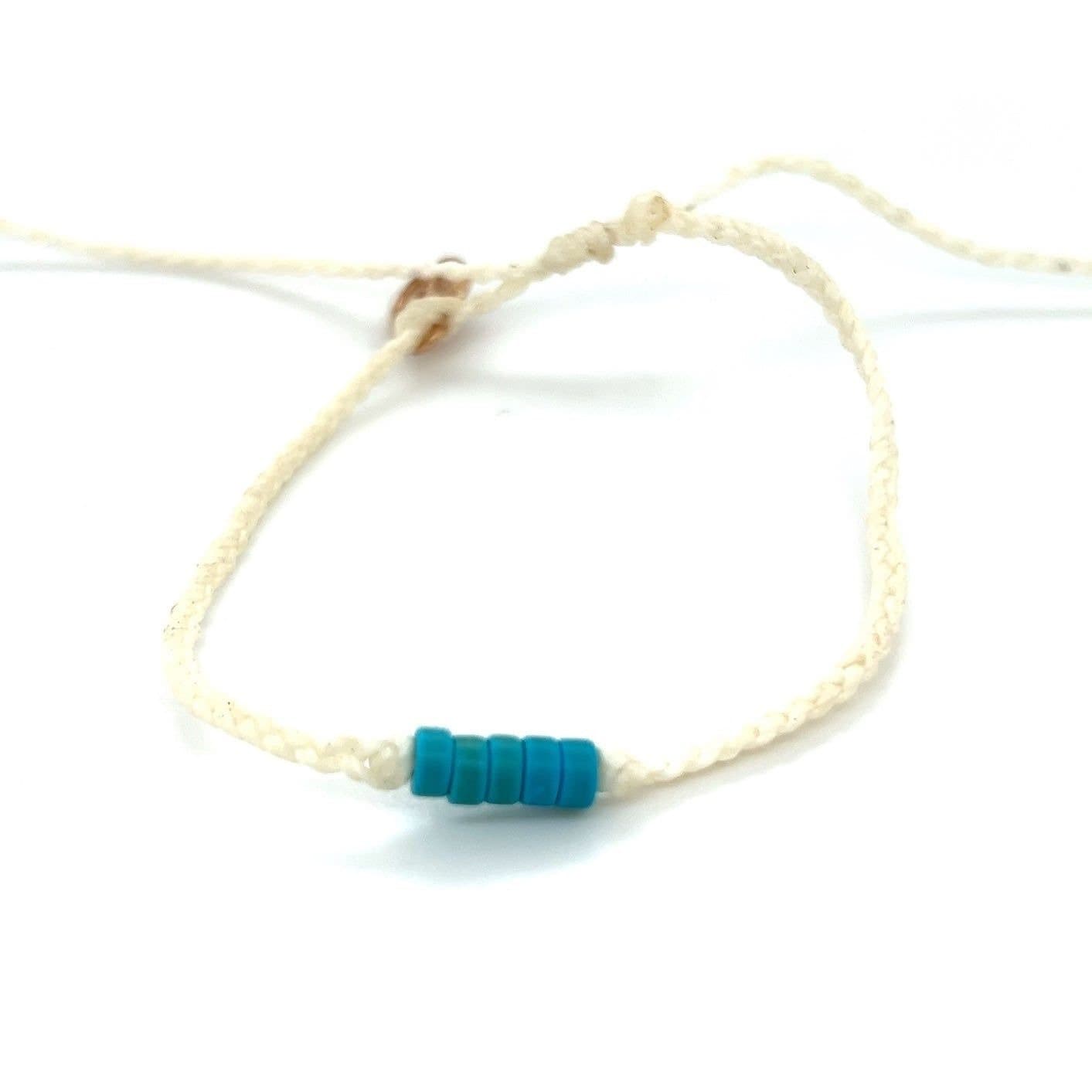 Pura Vida 5-Turquoise Beads Bracelet