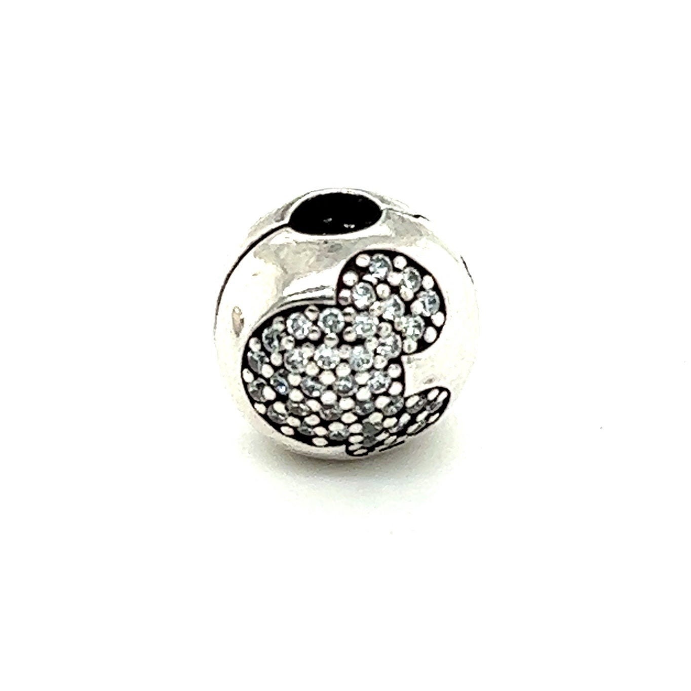 Pandora Pave Cz Micky Mouse Clip Charm
