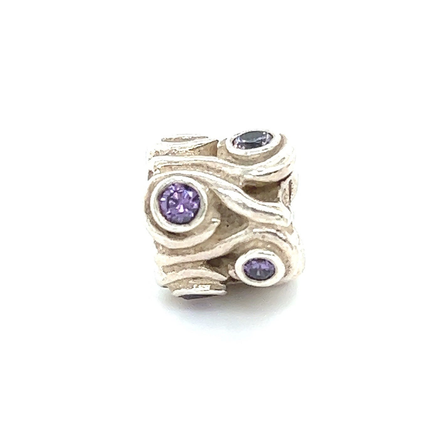 Pandora Amethysts Scroll Charm