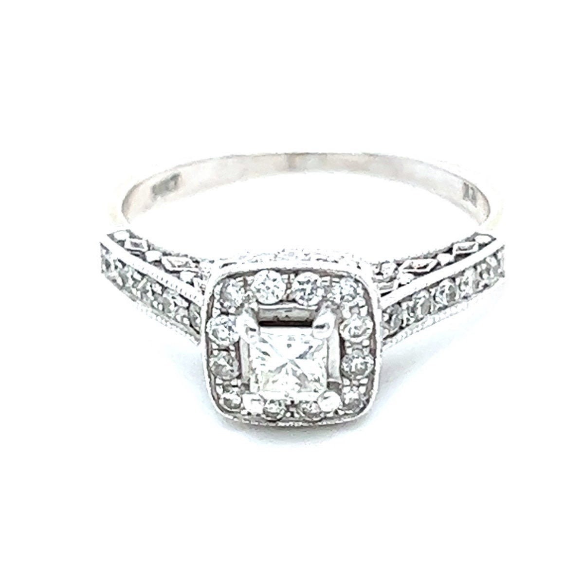 Woman’s 14k WG Diamond Engagement Ring