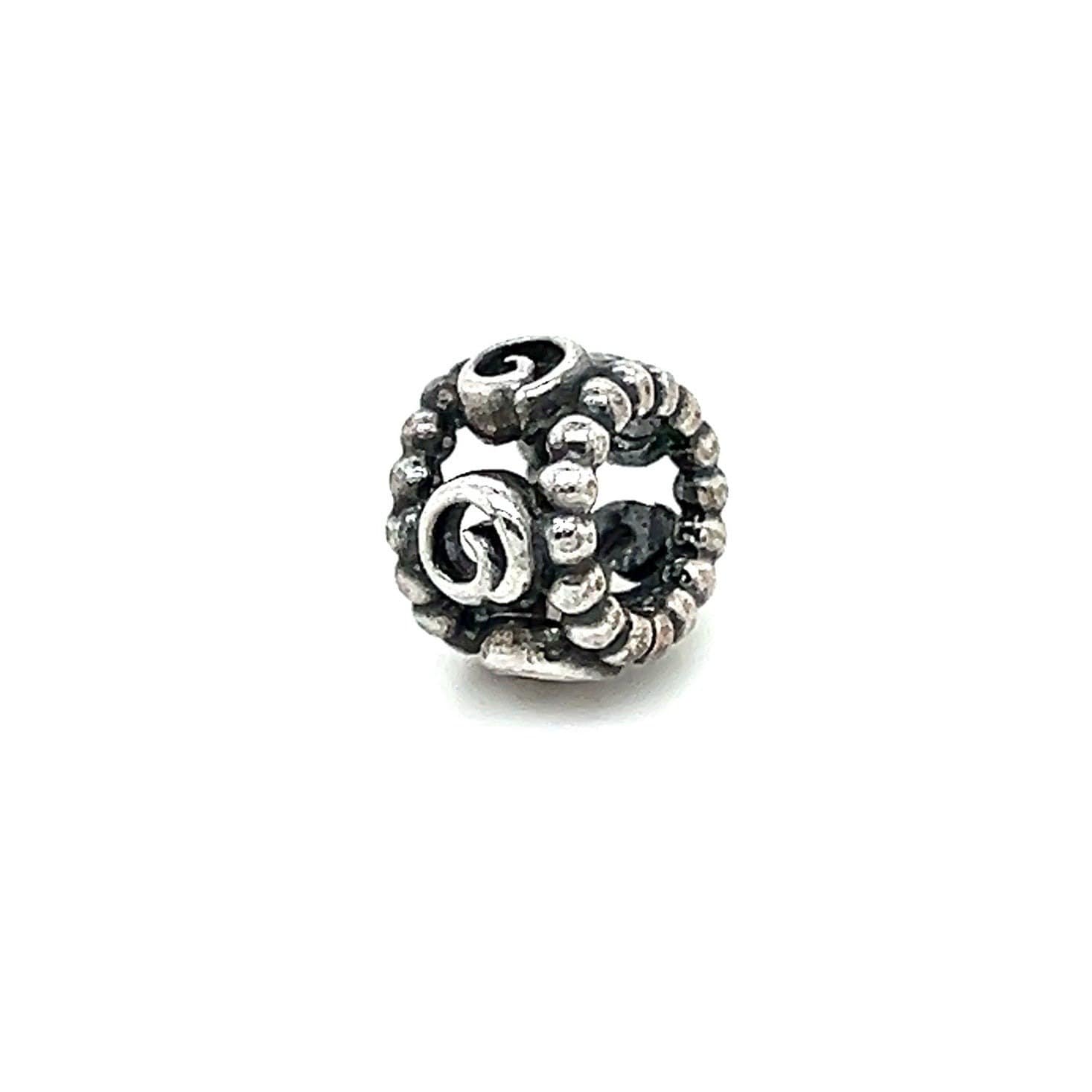 Pandora G Scroll Bead