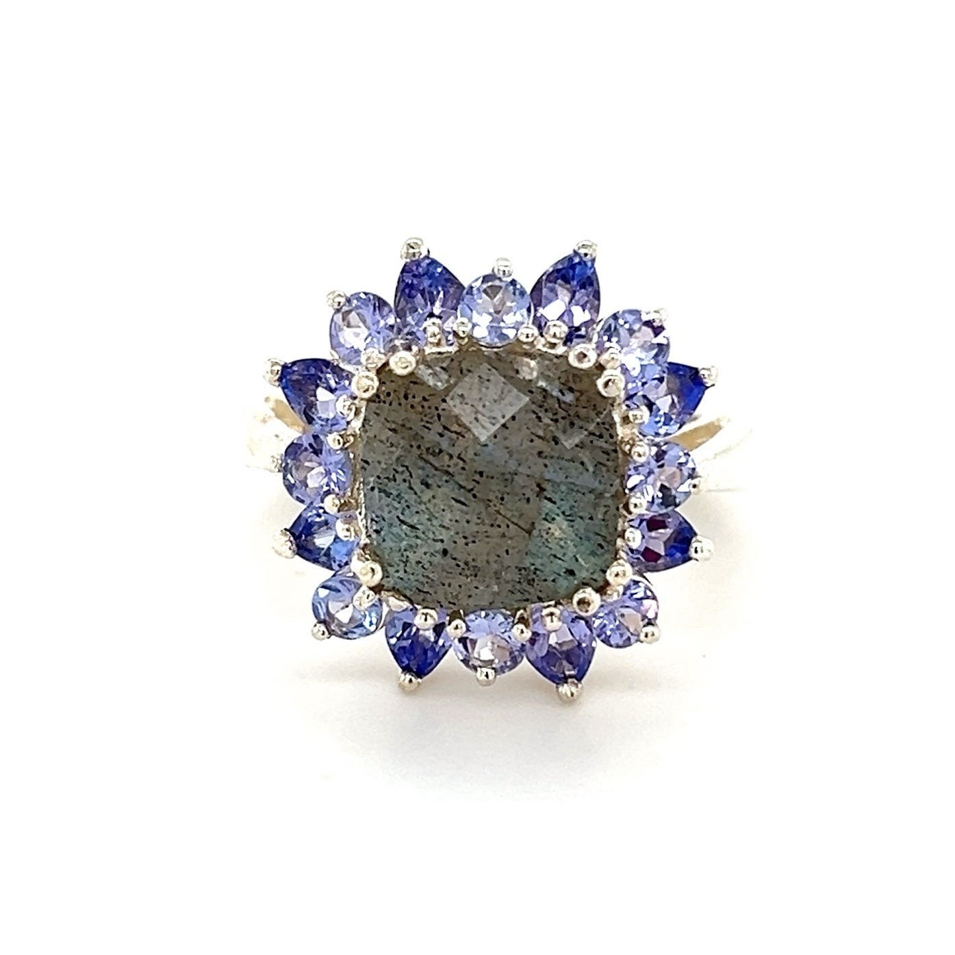 Stunning Sterling Silver 925 Gemstones Ring