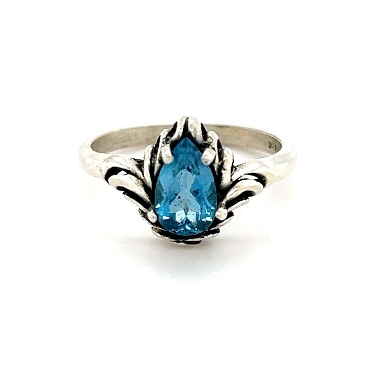 Blue Topaz KABANA Sterling Ring