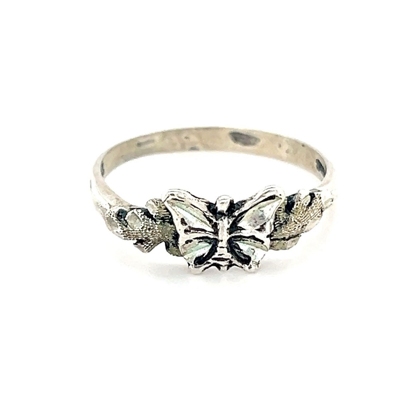 Sterling Silver Cute Butterfly Ring