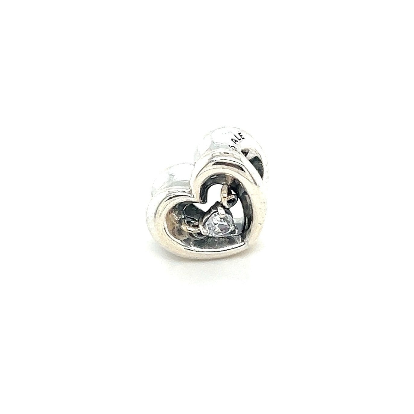 Pandora Radiant Floating Cz Heart Charm