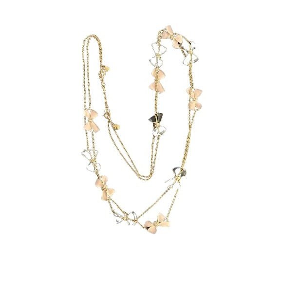 Pink & Black Long JCrew Necklaces