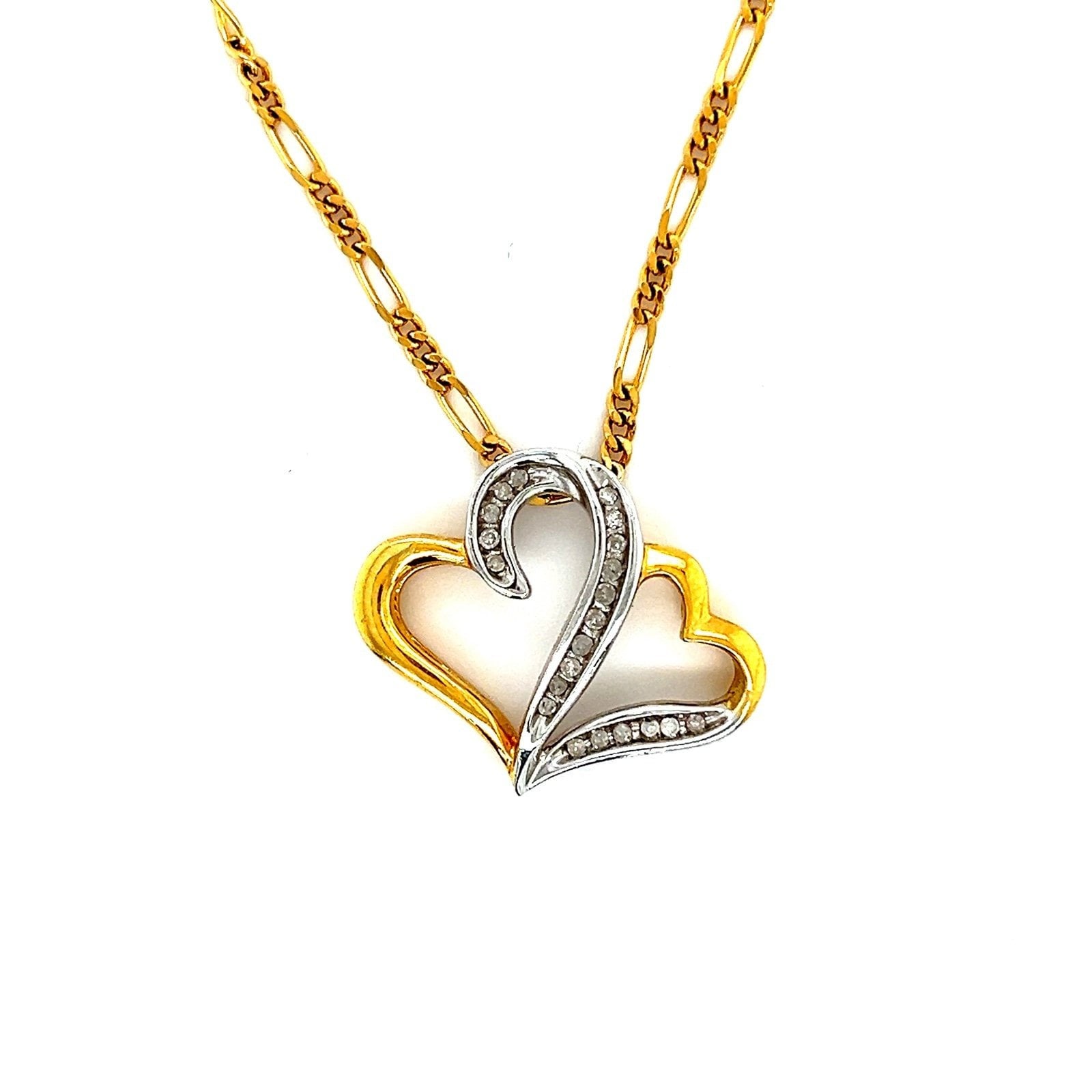 Gorgeous Diamond Heart Necklace