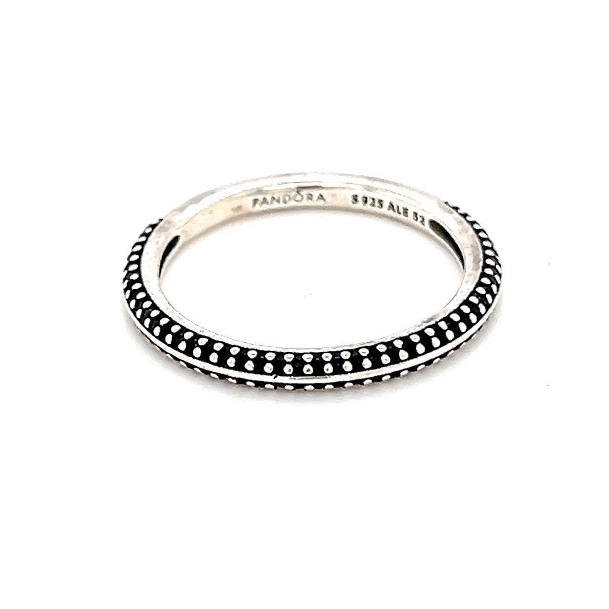 Pandora Thin Band Beaded Ring