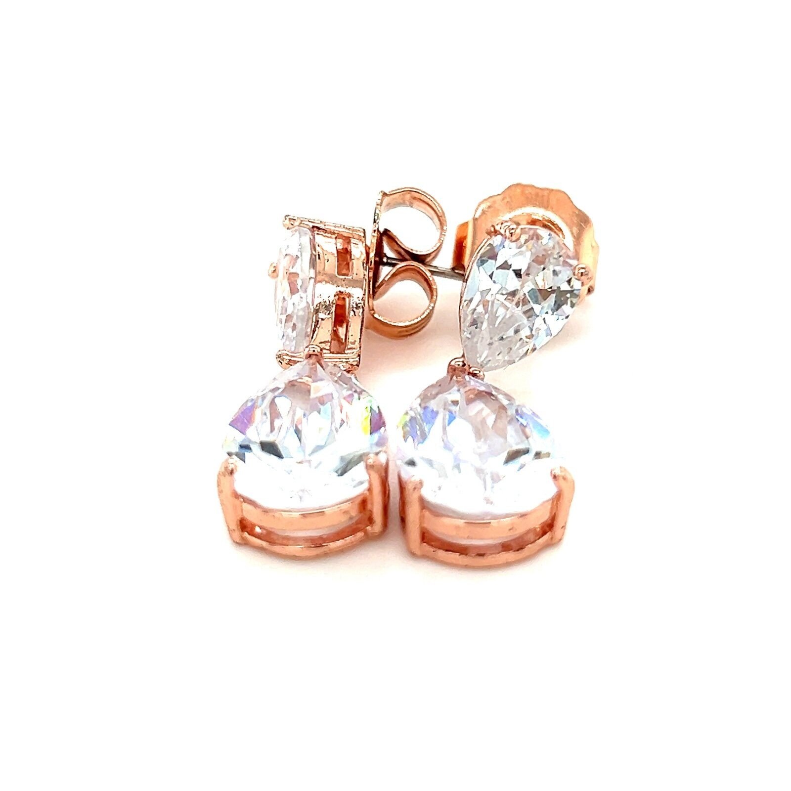 Sparkly Rose Gold Earrings