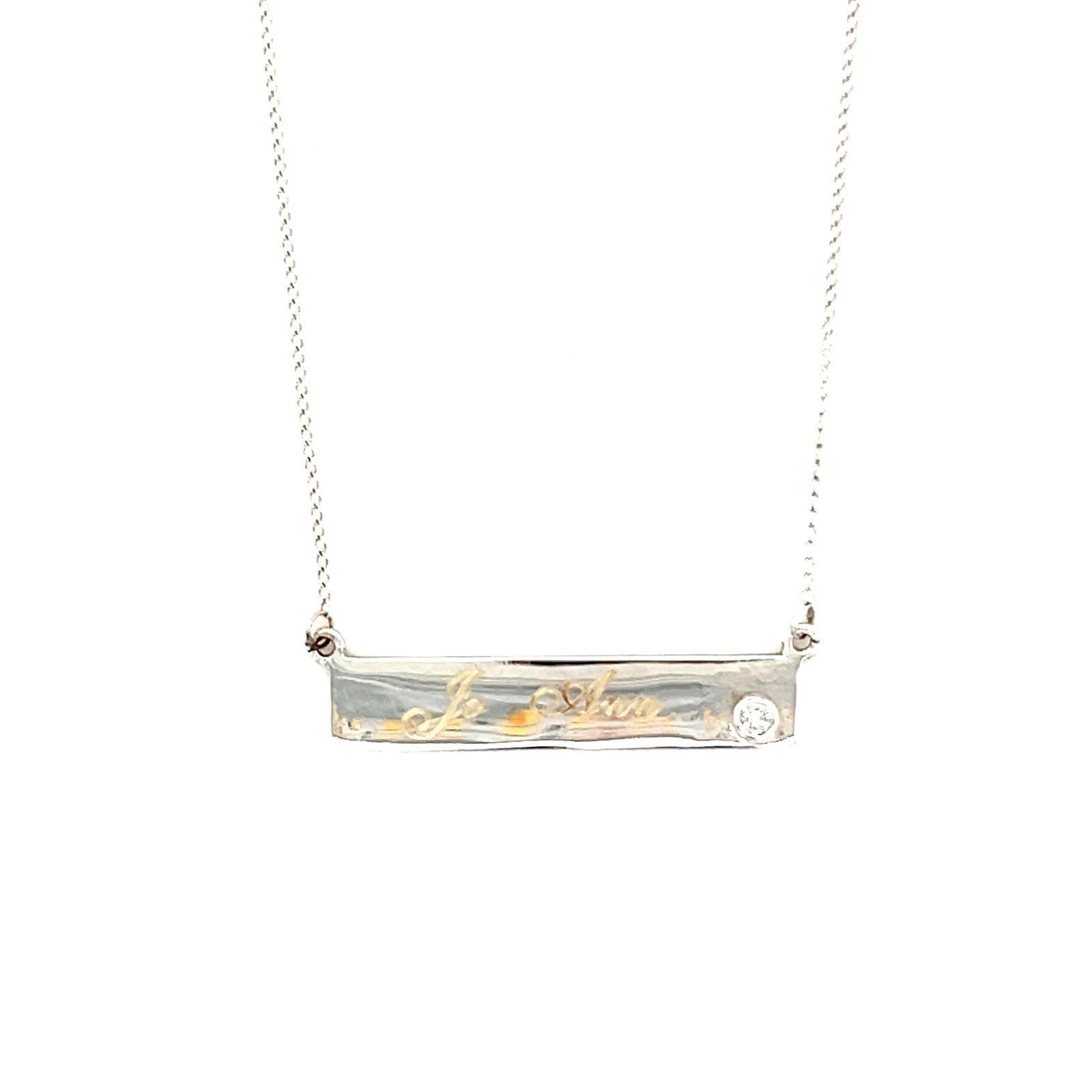 Delicate 14K Gold Jo Ann Diamond Necklace