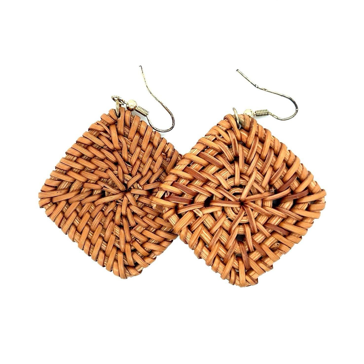 Rattan Style Earrings