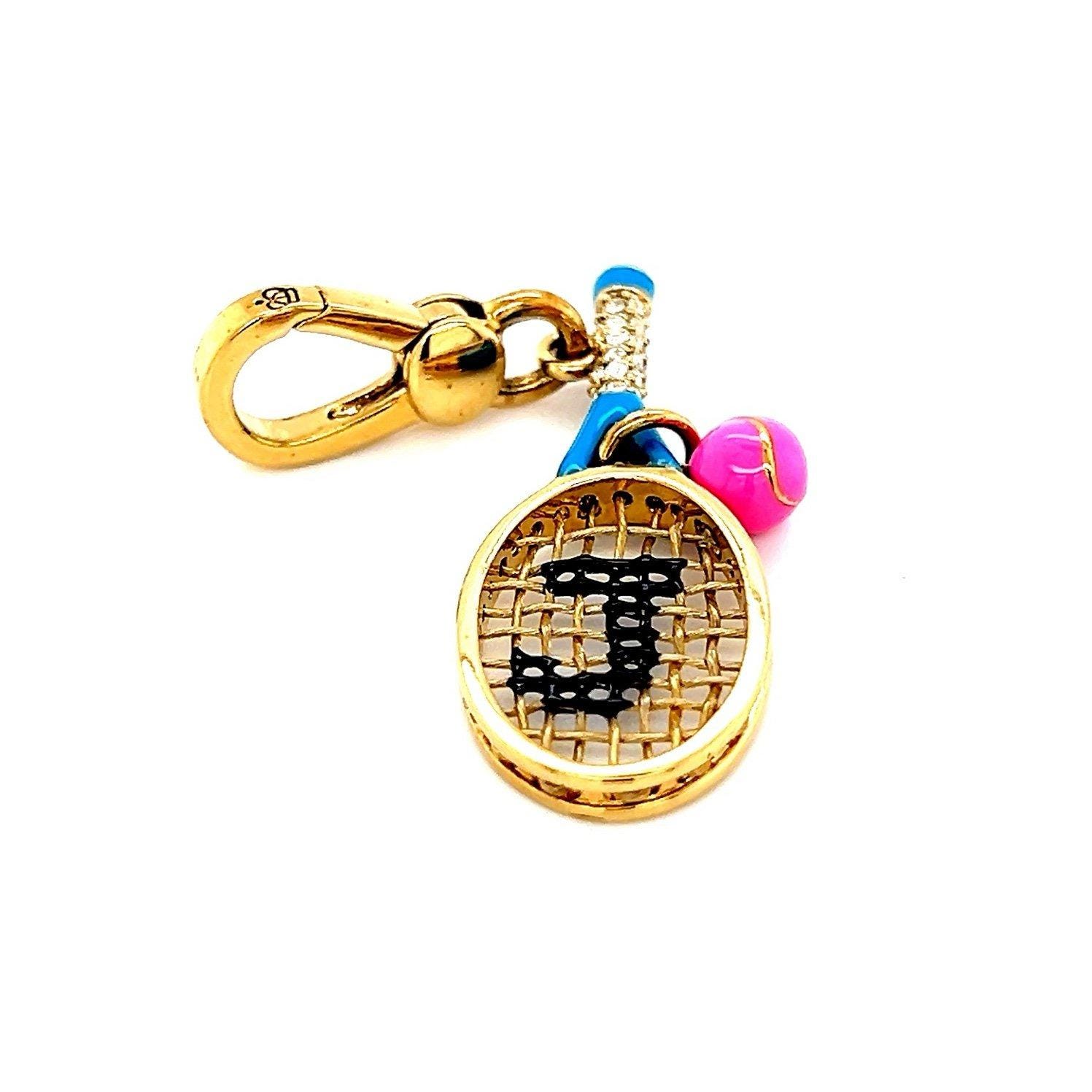 Juicy Couture Tennis Racket/Ball Charm