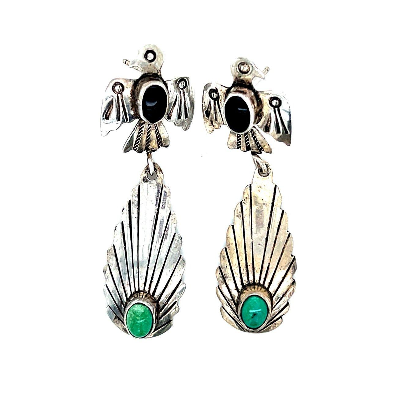 Tommy Sterling Native American Earrings