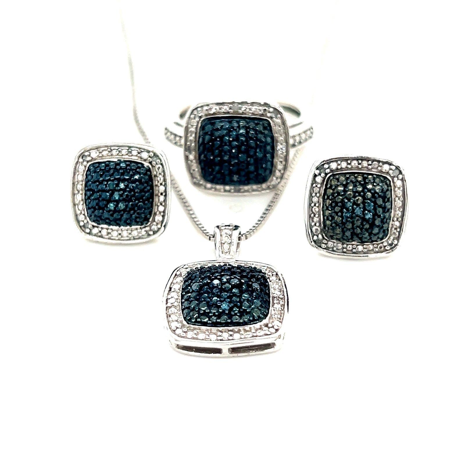 Diamond Accent Brass Set