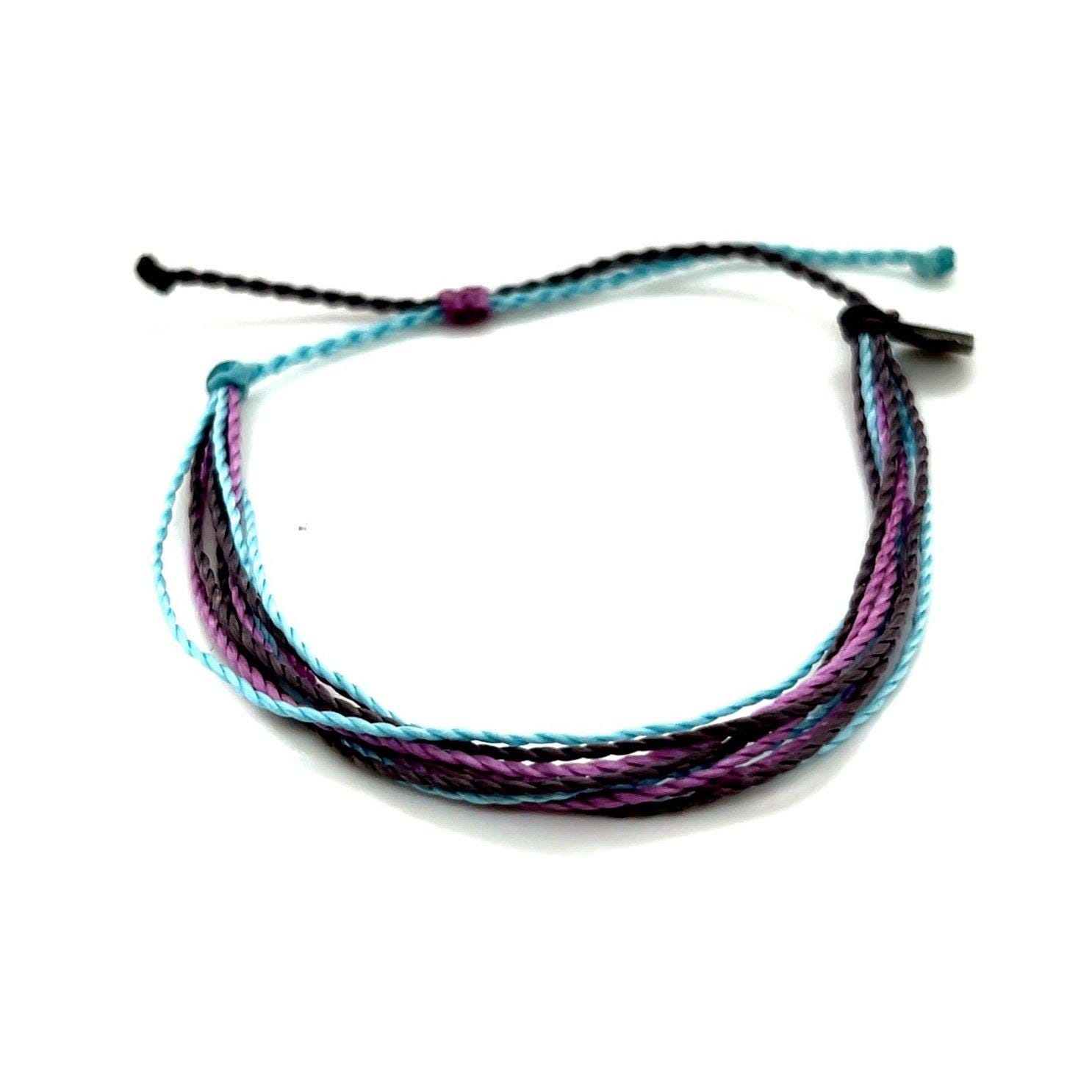 Pura Vida Purple/Black/Blue Bracelet