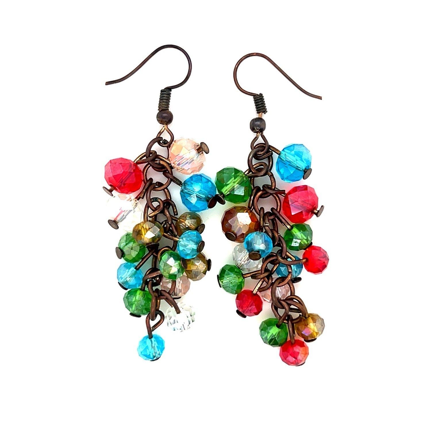 Multicolor Bead Earrings