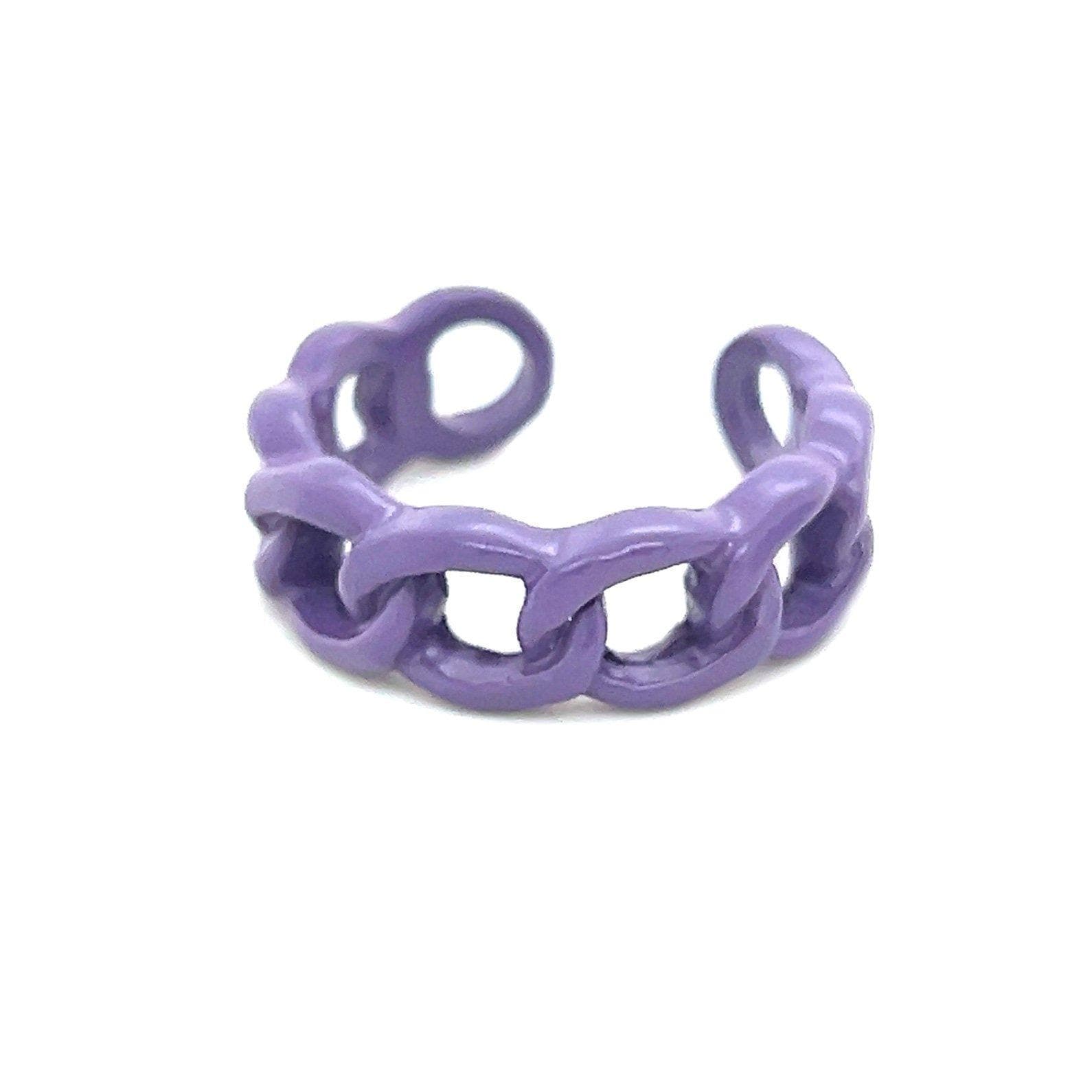 Purple Link Ring