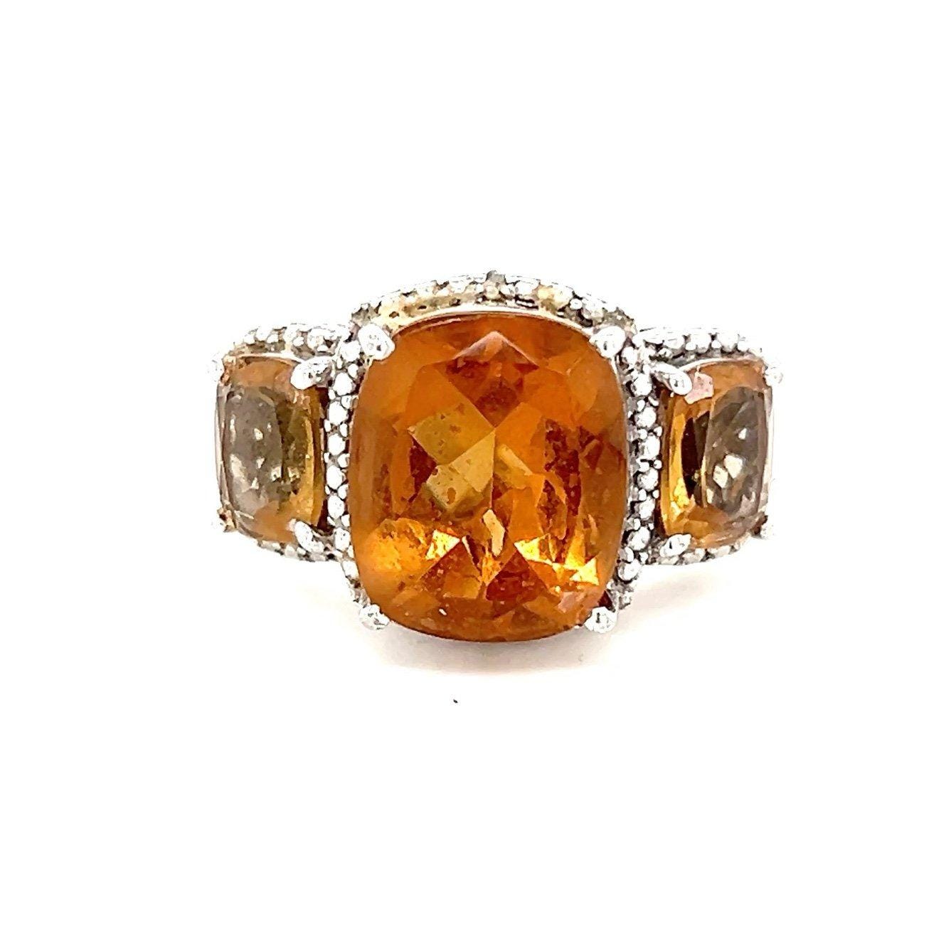 Silver 925 3-Stones Ring