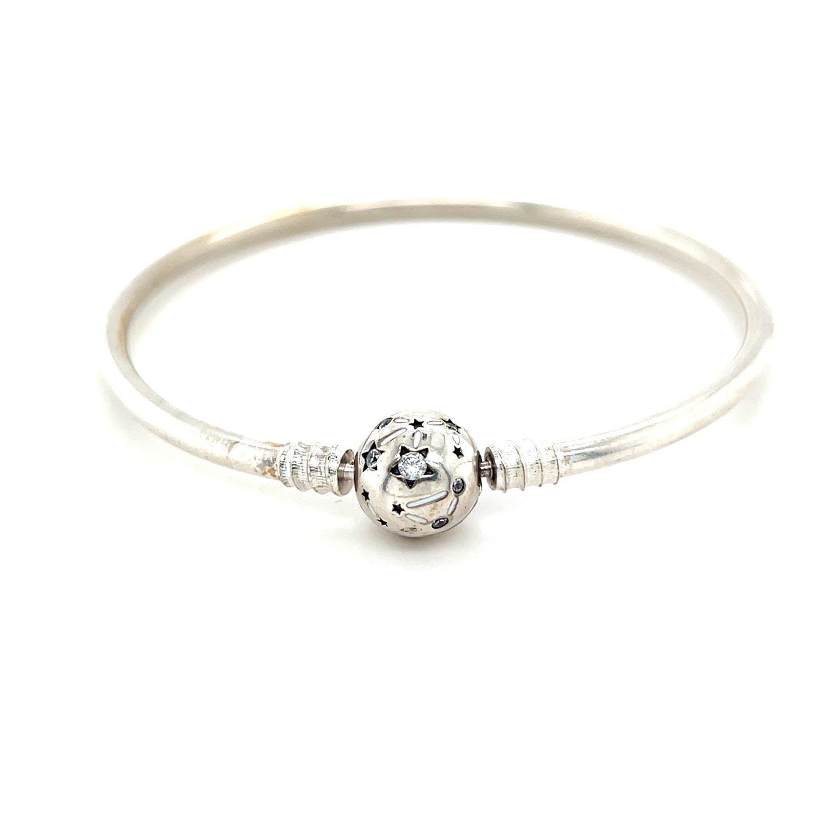 Star Clasp Sterling 925 Bangle