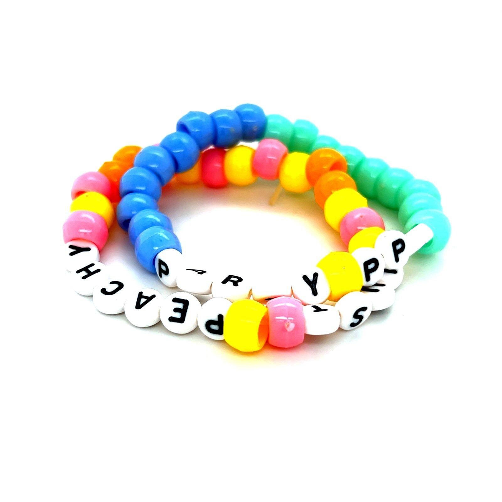 2 Colorful Bead Bracelets